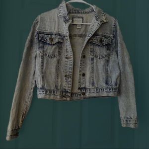 Cropped Forever 21 Premium Denim Jacket